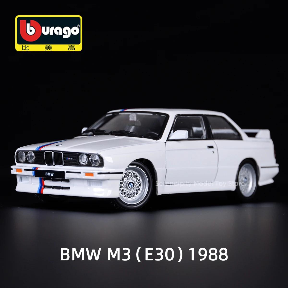 Bburago 1:24 BMW M3 (E30) 1988   ĳƮ ,   ڵ ϱ